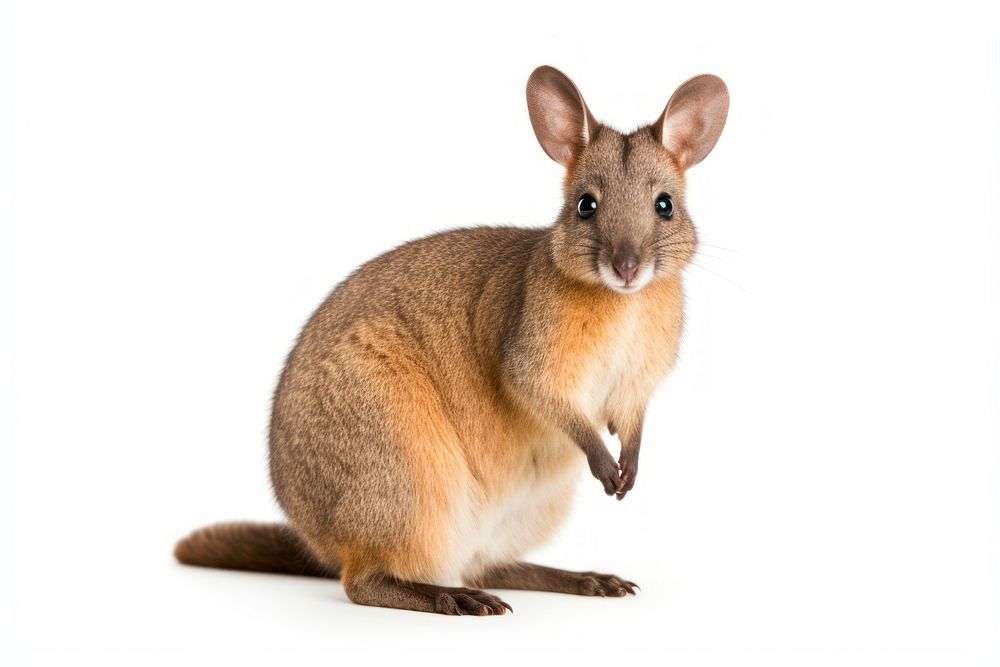 Kangaroo wallaby animal mammal. AI generated Image by rawpixel.