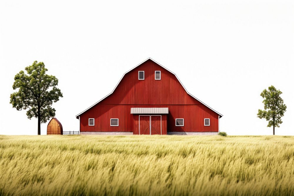 Barn architecture countryside building. AI generated Image by rawpixel.