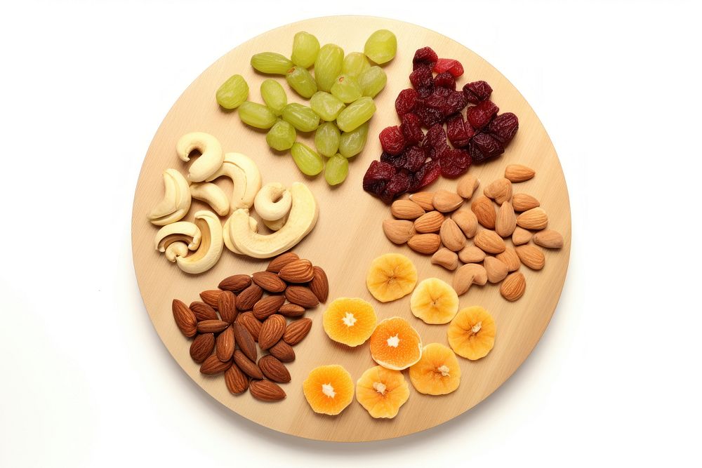Nut plate food seed. AI generated Image by rawpixel.