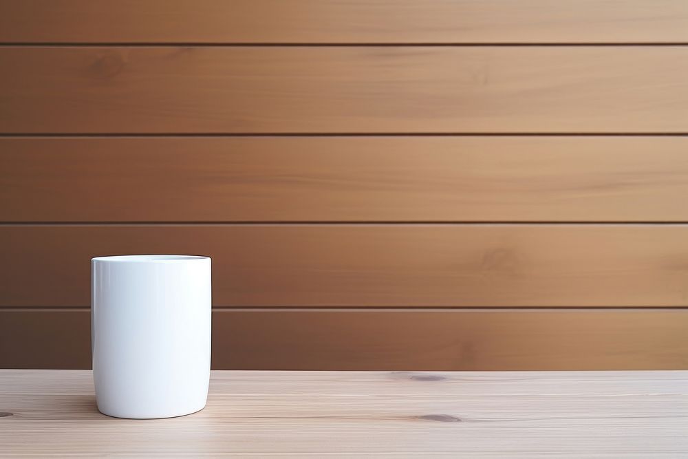Wood mug backgrounds coffee. AI generated Image by rawpixel.