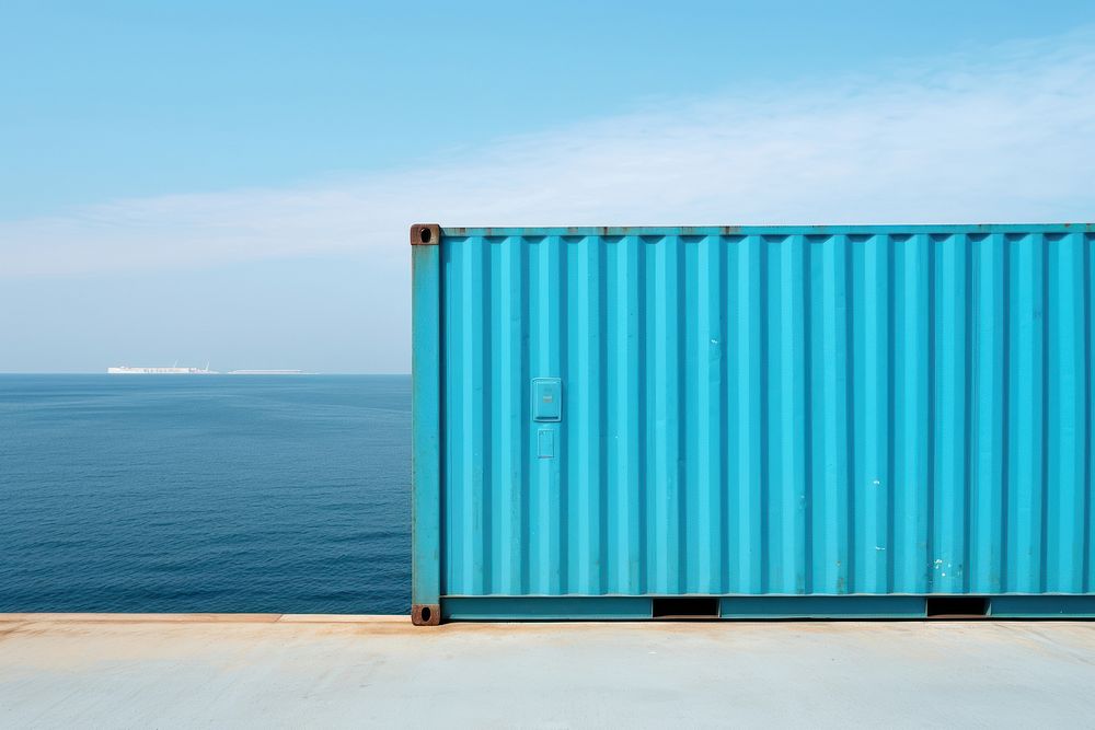 Container sea architecture protection. AI generated Image by rawpixel.