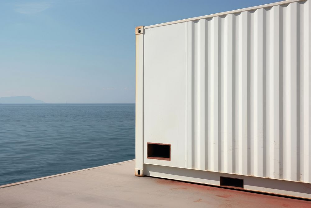 Sea architecture building trucking. AI generated Image by rawpixel.