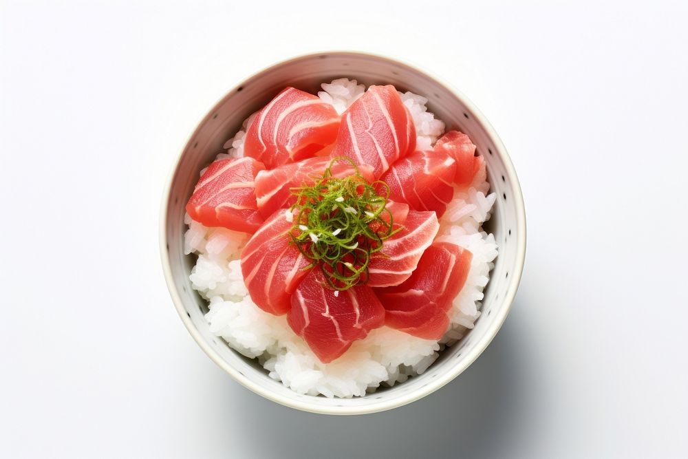 Food seafood rice meat. AI generated Image by rawpixel.