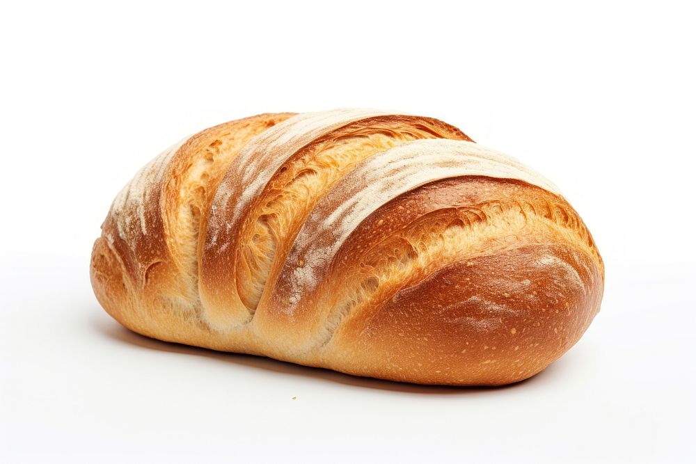 Bread bakery food white background. AI generated Image by rawpixel.