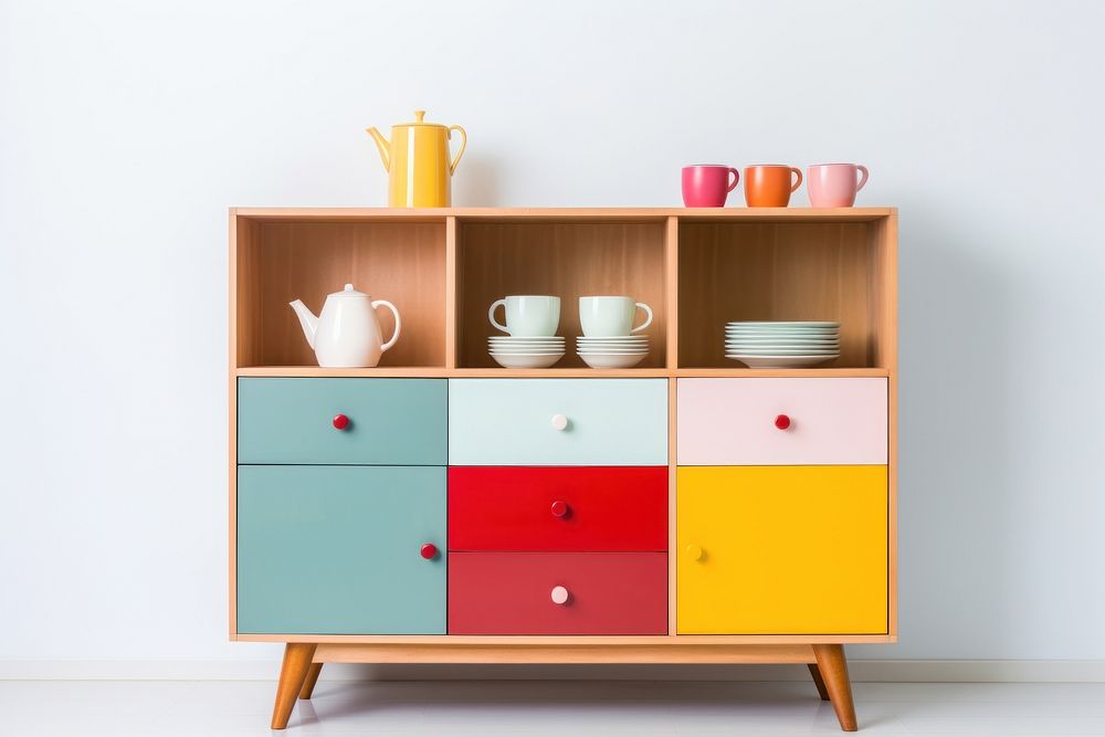 Cupboard furniture sideboard cabinet. AI generated Image by rawpixel.