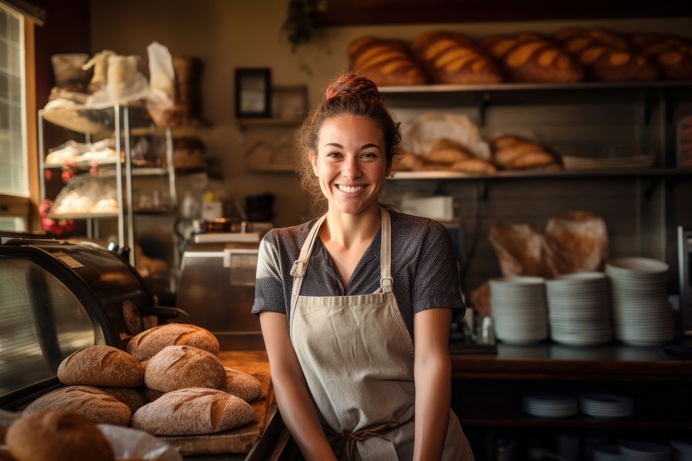 Bakery bread adult food. AI generated Image by rawpixel.