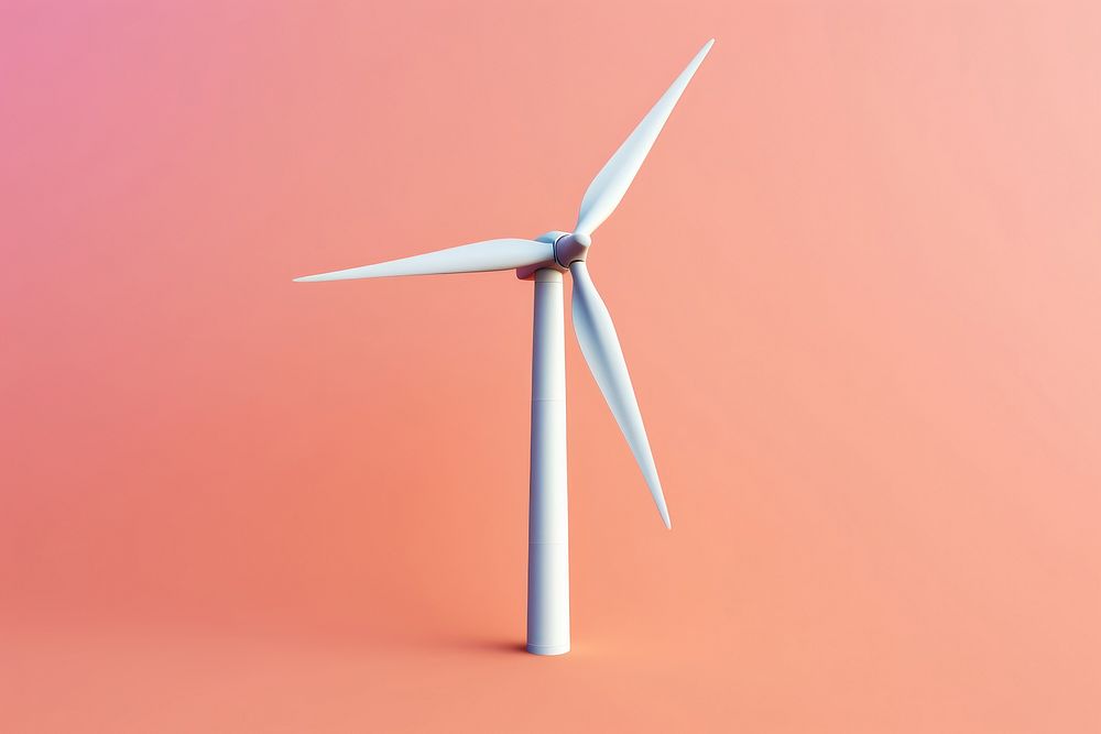 Turbine windmill machine wind turbine. AI generated Image by rawpixel.