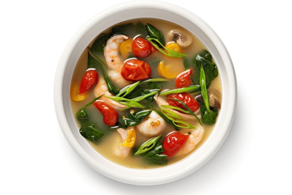 Vegetable plate food soup. AI generated Image by rawpixel.