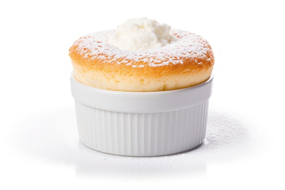 Dessert cupcake cream food. AI generated Image by rawpixel.