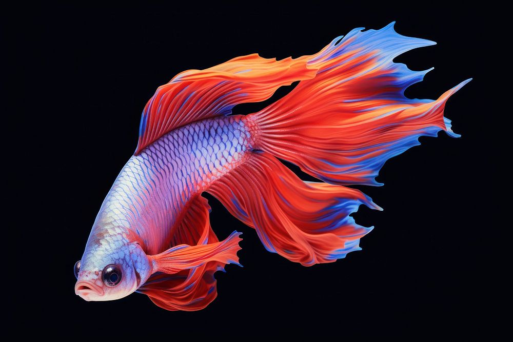 Fish goldfish animal underwater. AI generated Image by rawpixel.