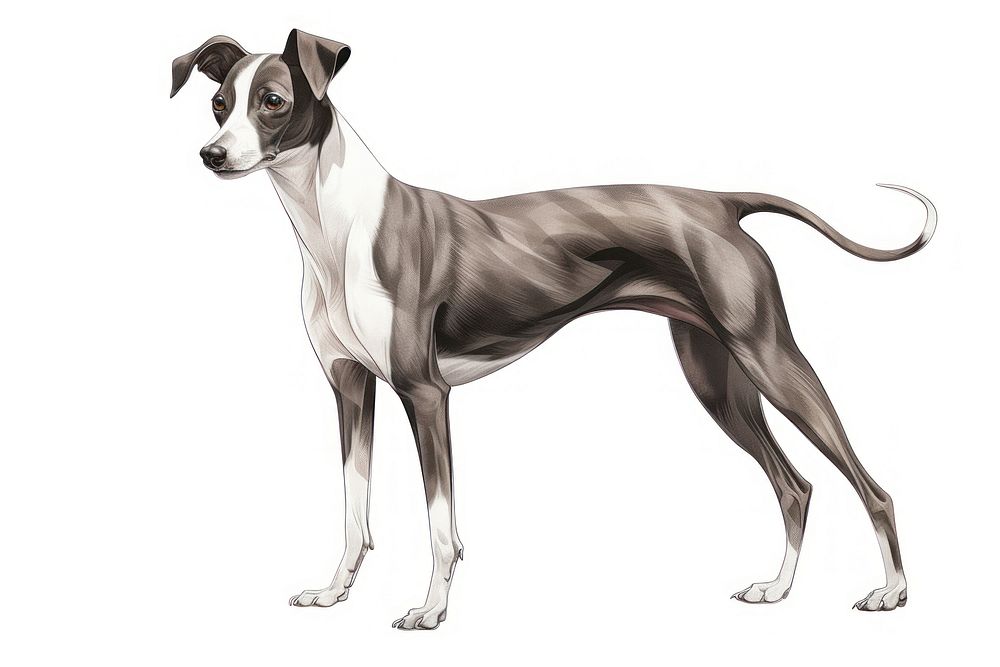 Greyhound mammal animal dog. AI generated Image by rawpixel.