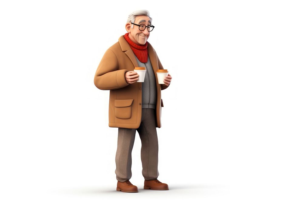Coat overcoat portrait standing. AI generated Image by rawpixel.