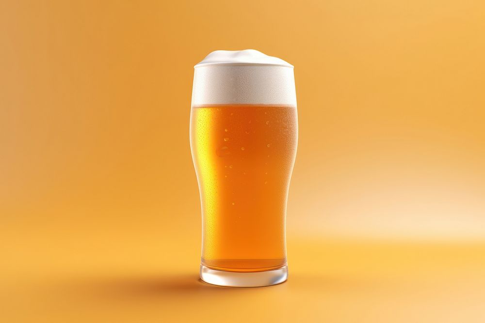 Drink beer lager glass. AI generated Image by rawpixel.