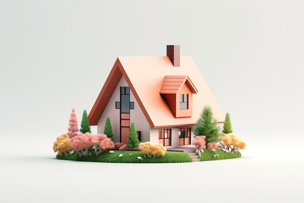 Architecture building house plant. AI generated Image by rawpixel.