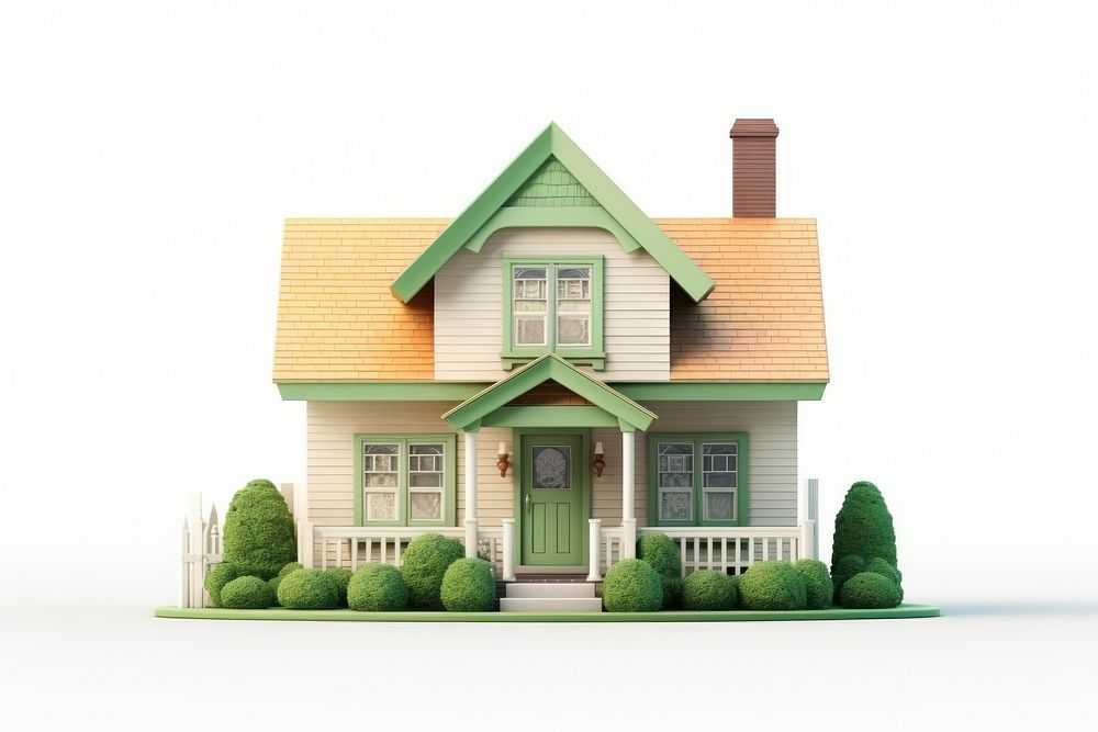 Architecture building cottage house. AI generated Image by rawpixel.
