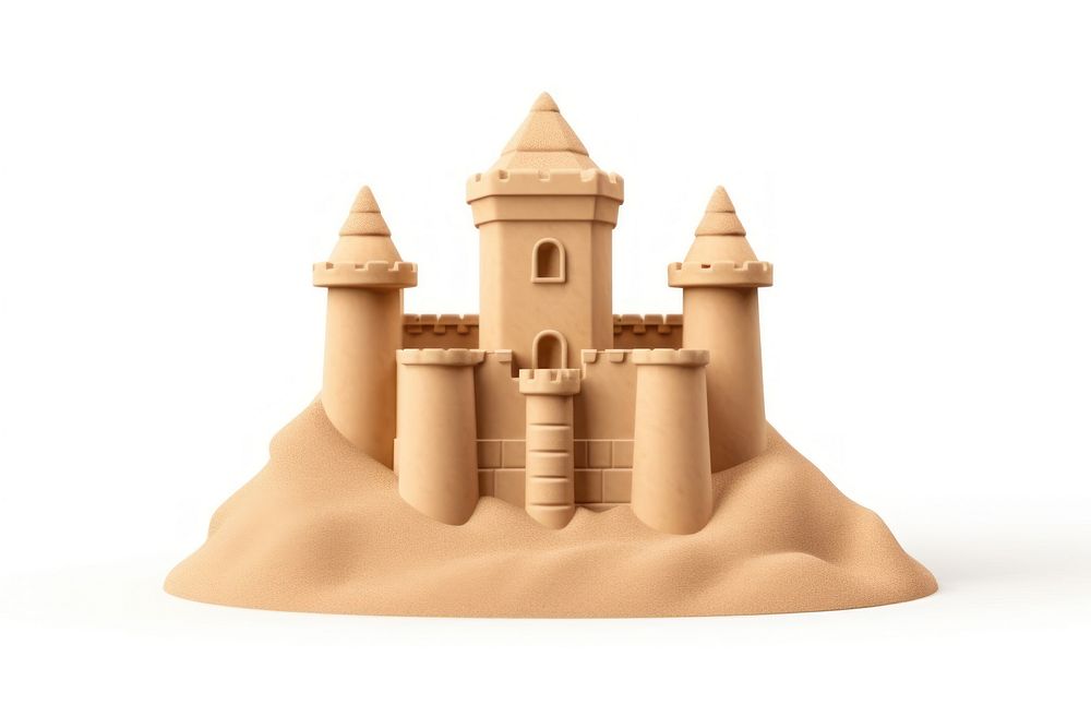 Sand architecture building castle. AI generated Image by rawpixel.