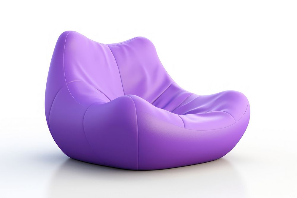 Furniture white background inflatable relaxation. AI generated Image by rawpixel.