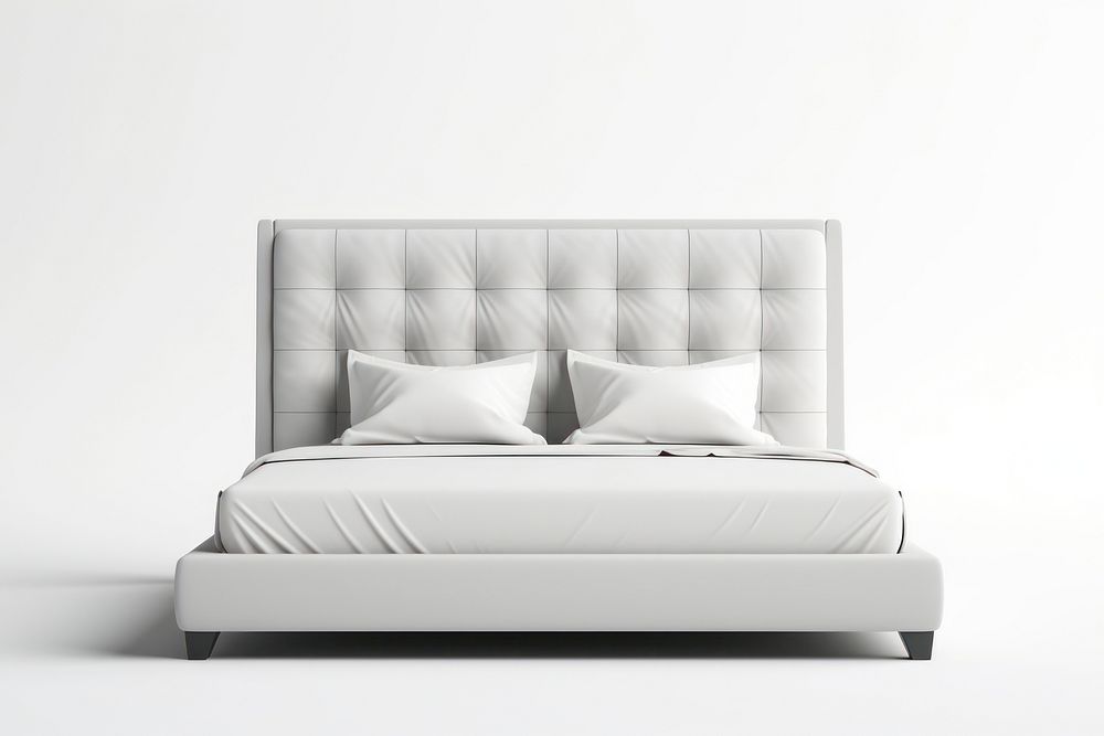 Furniture bed mattress bedroom. AI generated Image by rawpixel.