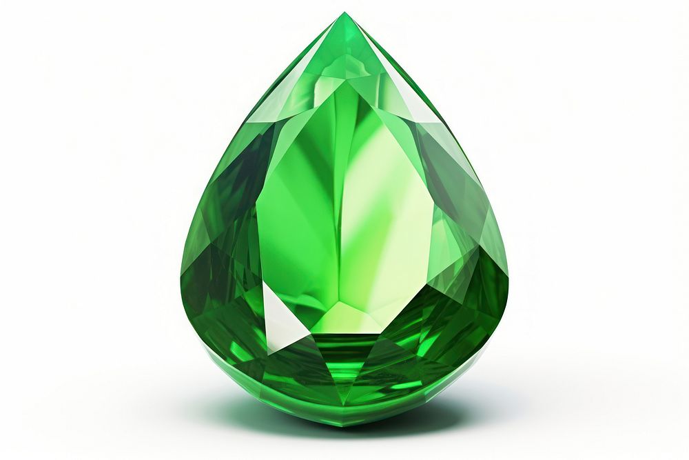 Gemstone jewelry emerald green. AI generated Image by rawpixel.