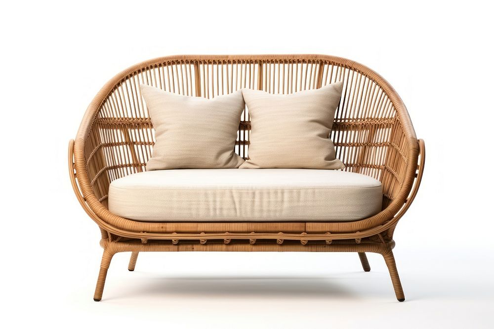 Furniture cushion pillow wicker. 