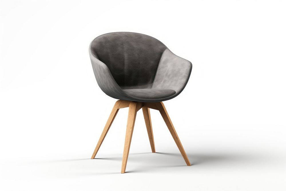 Furniture chair armchair wood. AI generated Image by rawpixel.