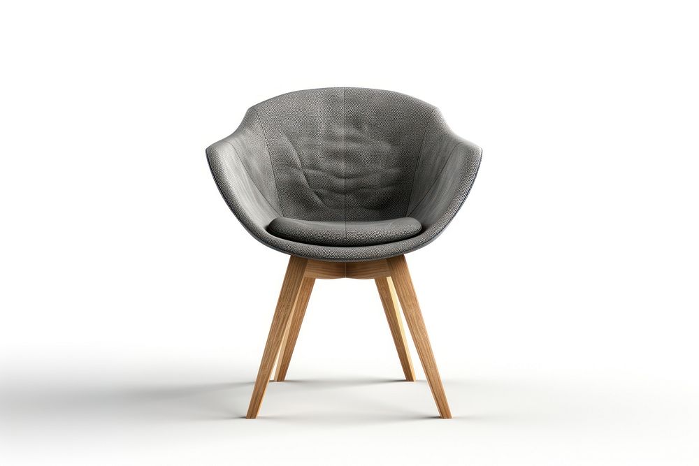 Furniture chair armchair white background. AI generated Image by rawpixel.