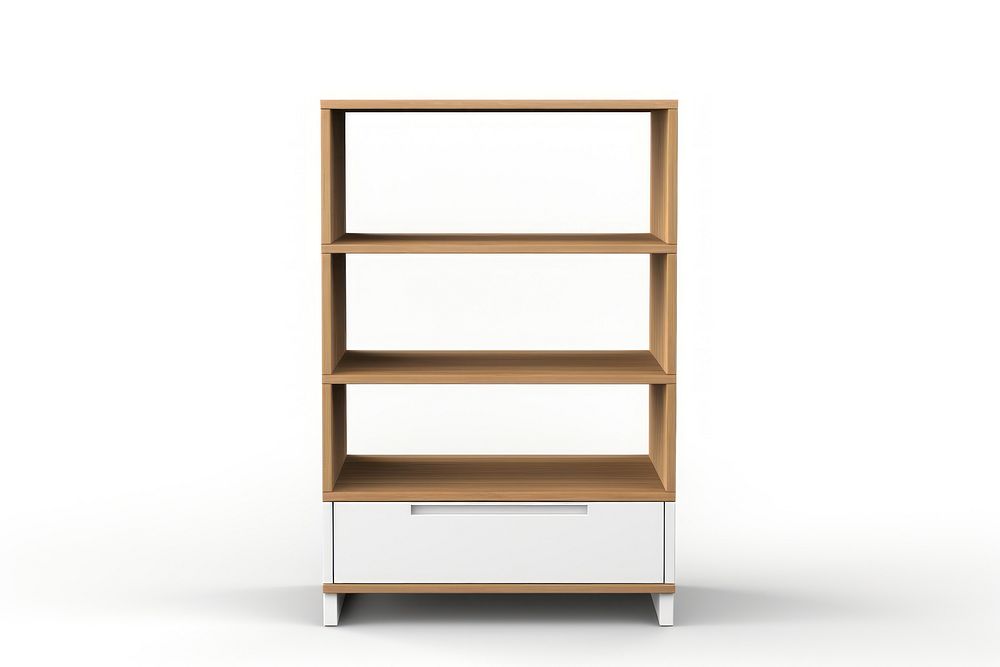 Furniture shelf bookcase drawer. AI generated Image by rawpixel.