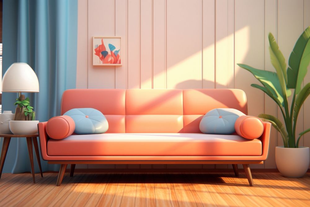 Architecture furniture cushion pillow. AI generated Image by rawpixel.