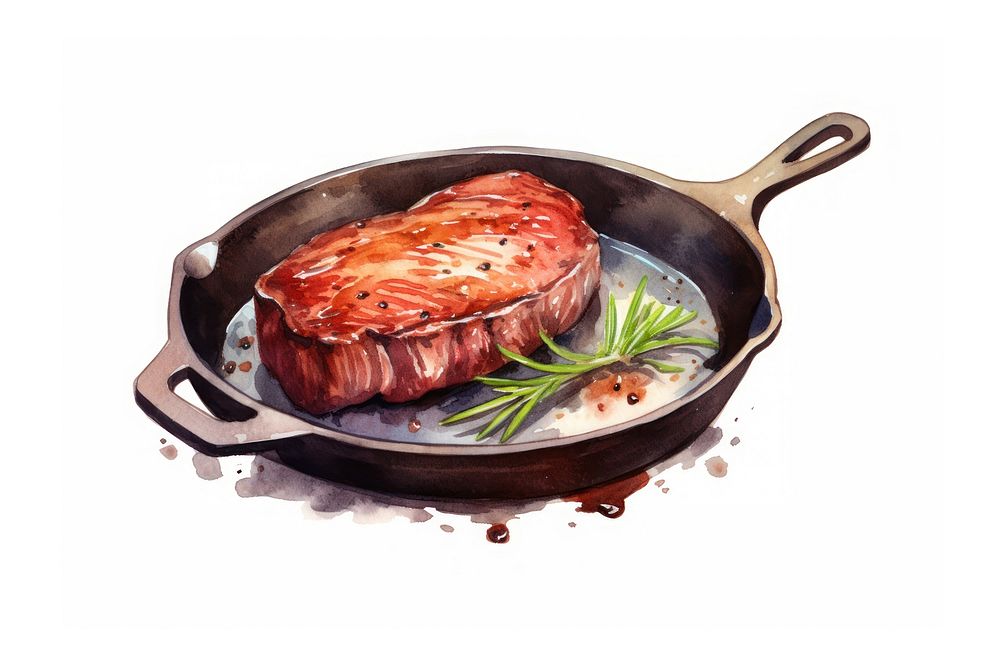 Steak meat food beef. AI generated Image by rawpixel.