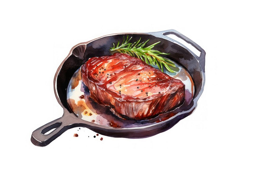 Steak meat beef food. AI generated Image by rawpixel.