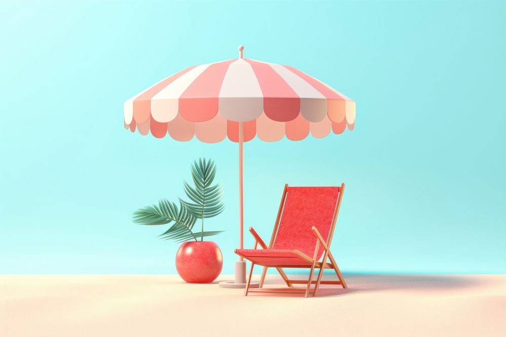 Summer furniture chair plant. AI generated Image by rawpixel.