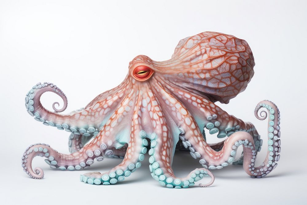 Octopus animal invertebrate cephalopod. AI generated Image by rawpixel.