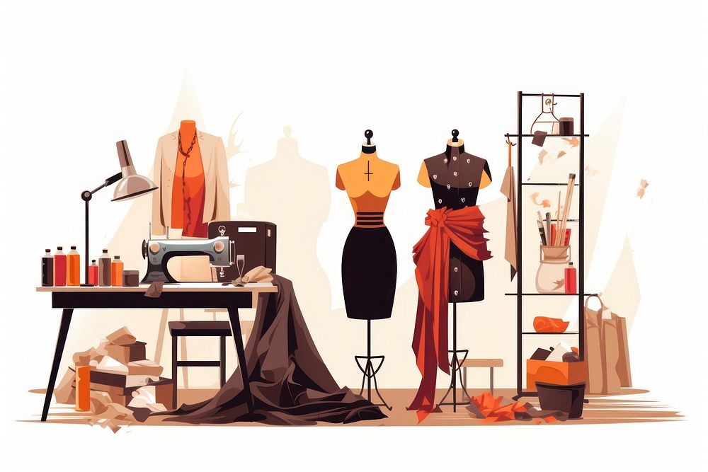 Clothing fashion sewing adult. AI generated Image by rawpixel.