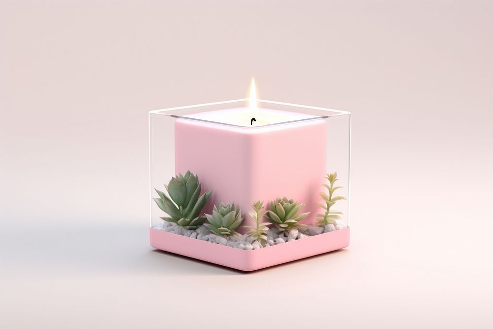 Candle plant pink floristry. AI generated Image by rawpixel.