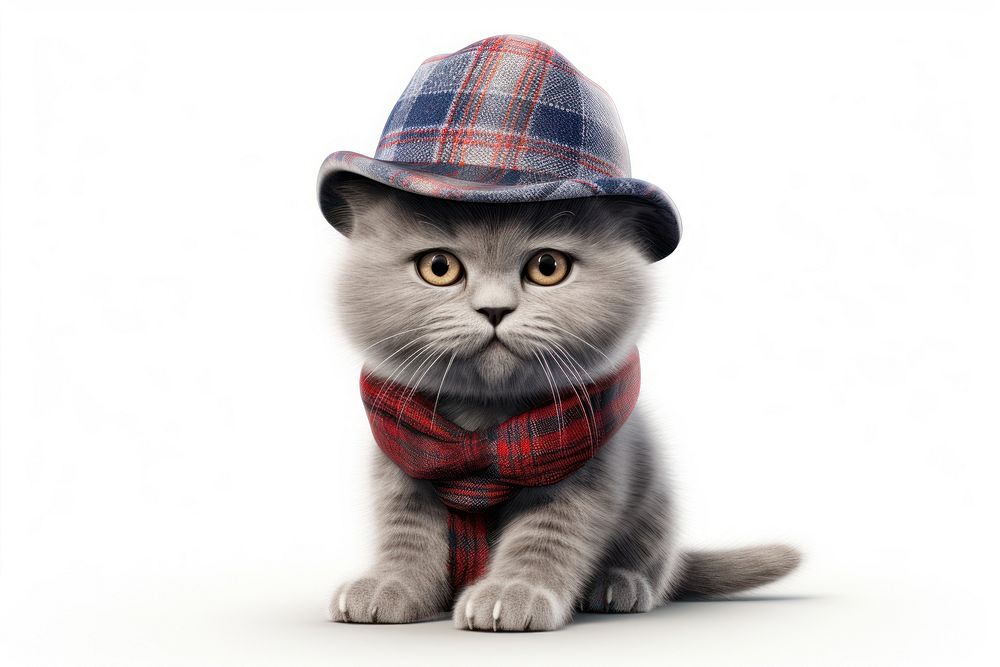 Portrait mammal animal kitten. AI generated Image by rawpixel.
