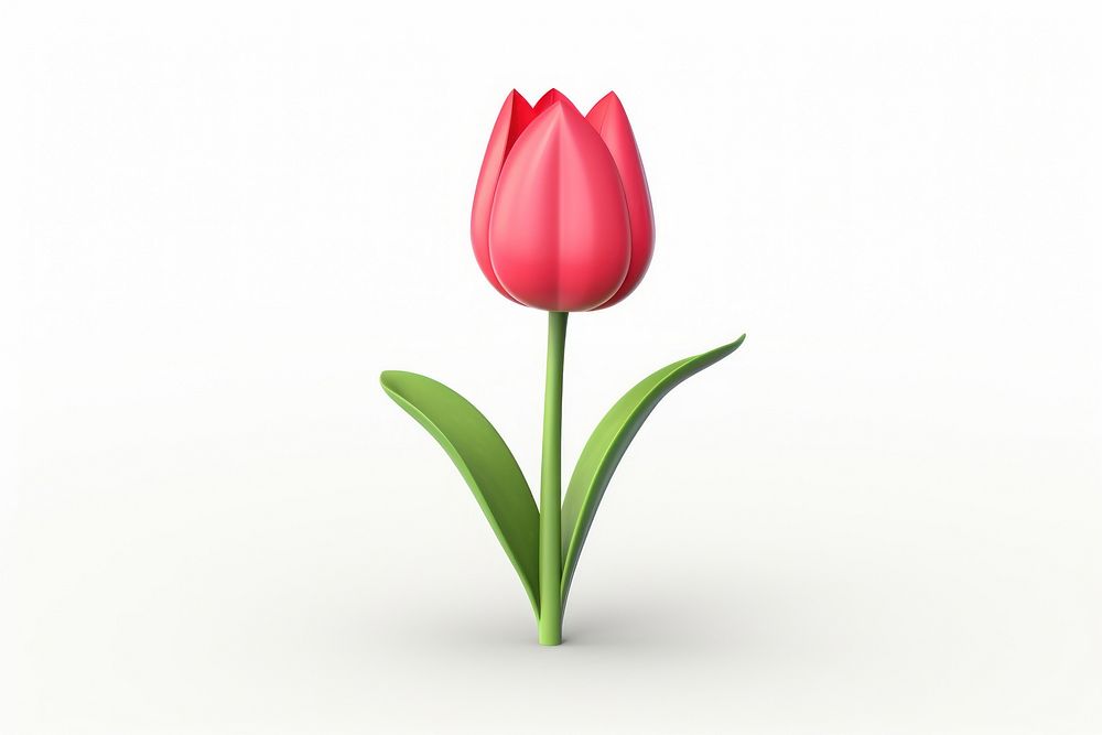 Tulip blossom flower plant. AI generated Image by rawpixel.