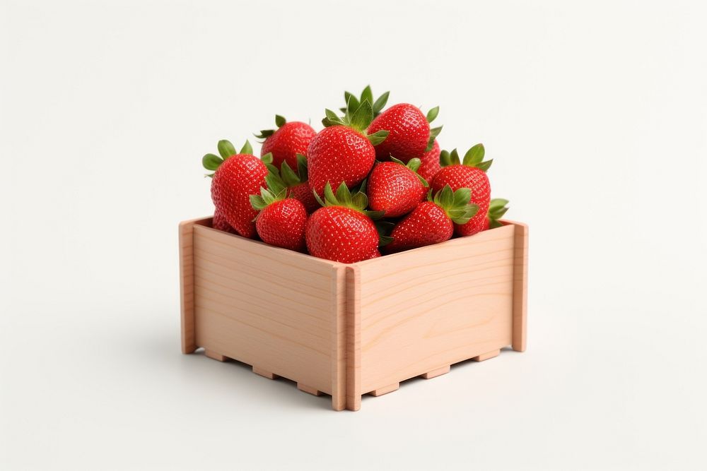 Strawberry box fruit plant. 