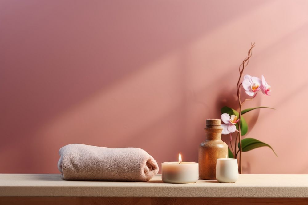 Flower plant spa windowsill. AI generated Image by rawpixel.
