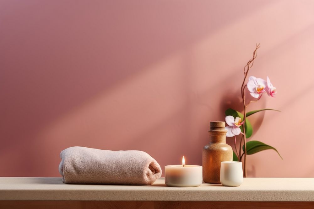 Flower plant spa windowsill. 