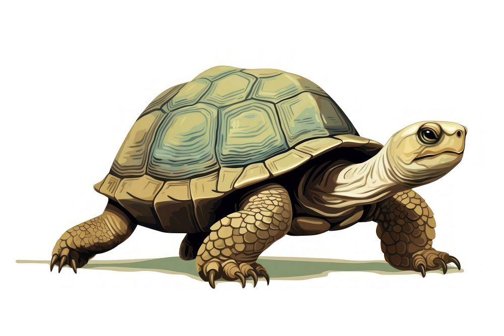 Animal reptile cartoon drawing. AI generated Image by rawpixel.
