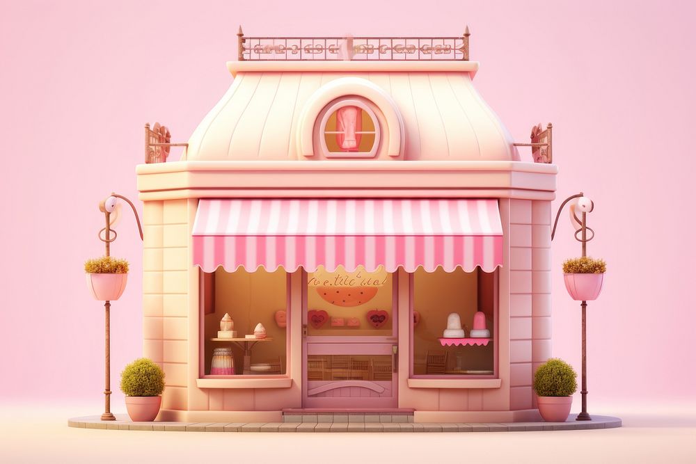 Sweets pink pink background confectionery. AI generated Image by rawpixel.