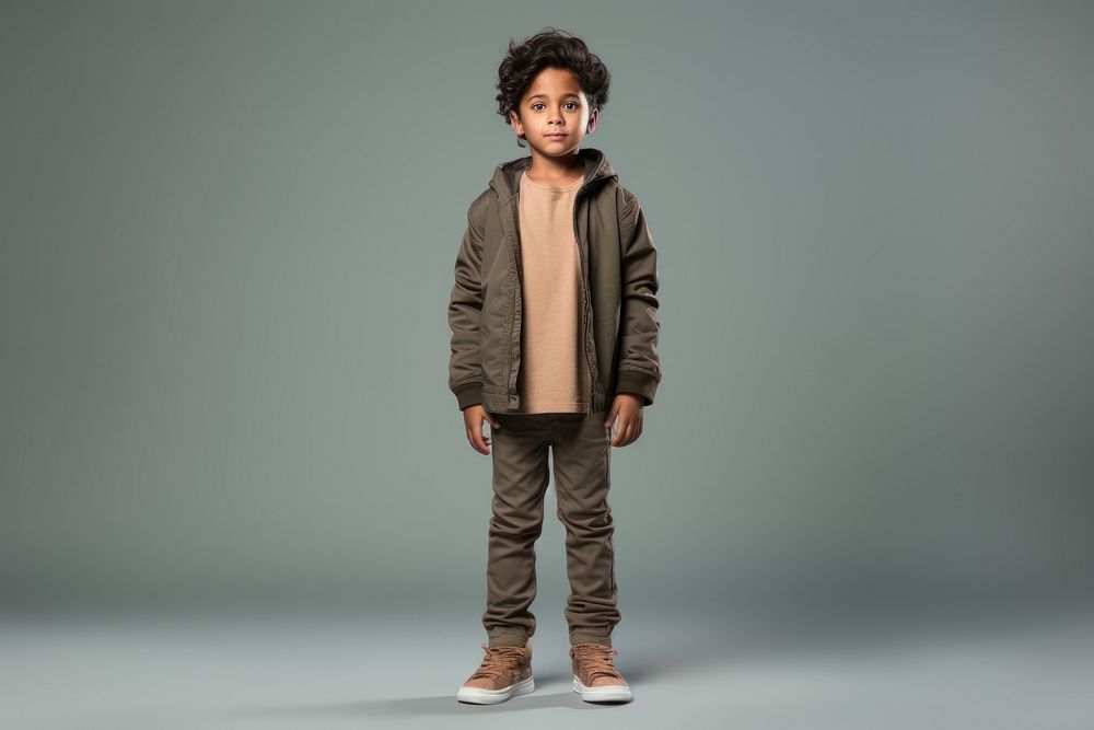 Standing child kid innocence. AI generated Image by rawpixel.