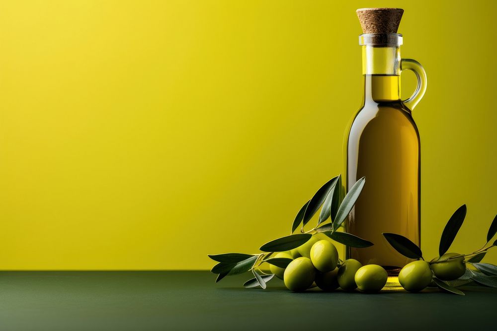 Bottle olive food refreshment. AI generated Image by rawpixel.