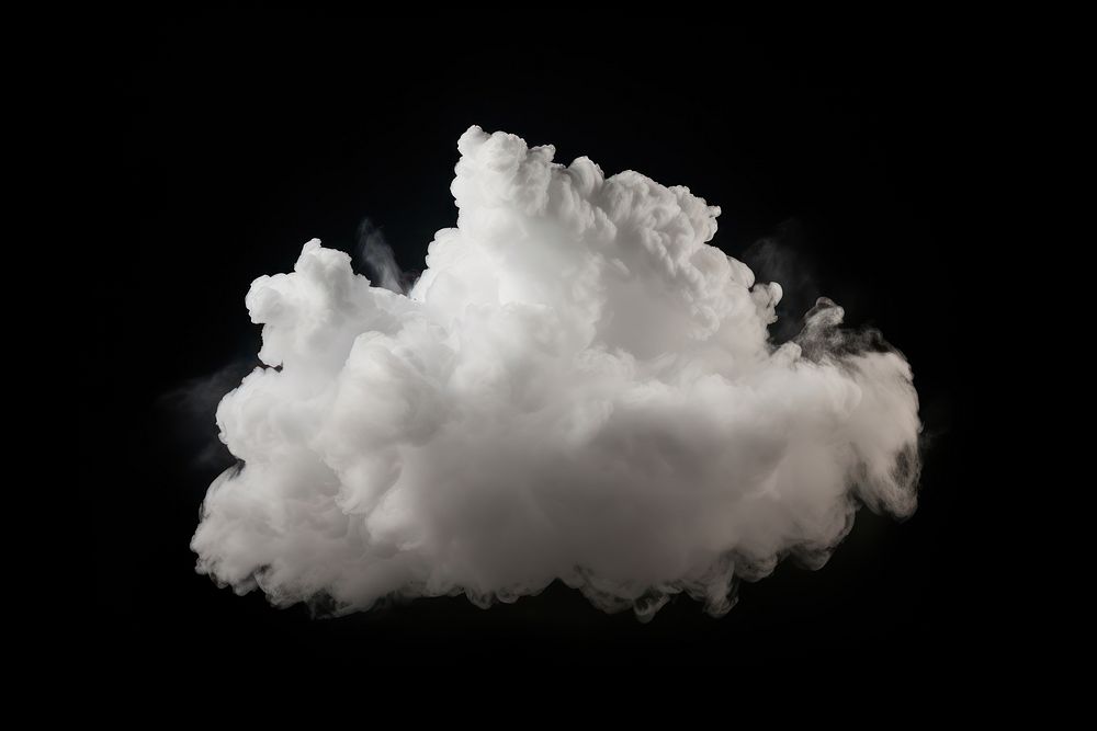Cloud nature sky black background. AI generated Image by rawpixel.