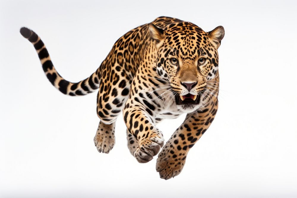 Wildlife leopard animal mammal. AI generated Image by rawpixel.