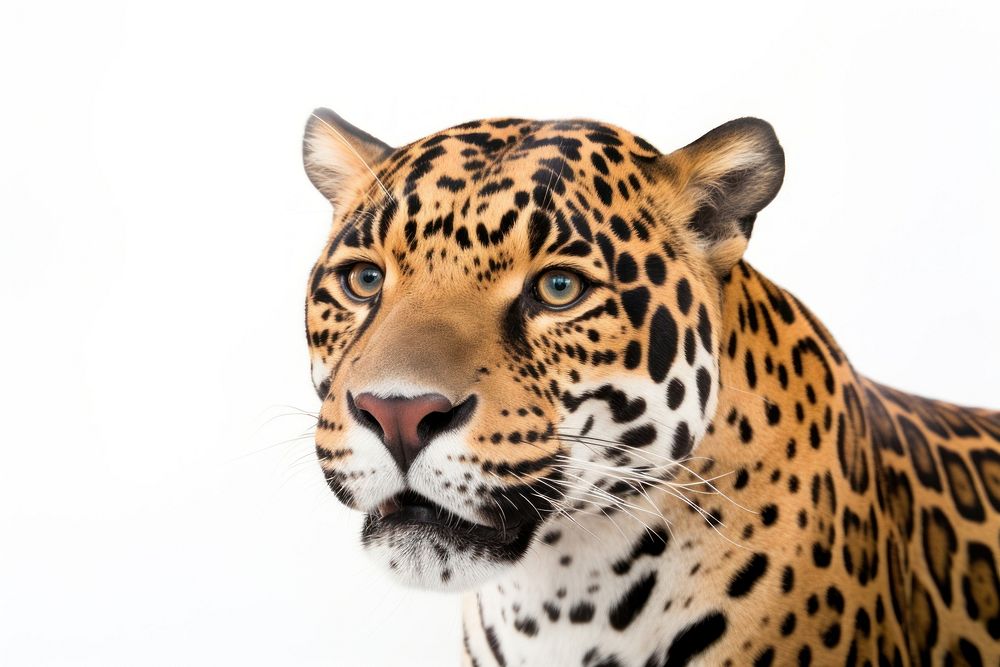 Wildlife portrait leopard animal. AI generated Image by rawpixel.