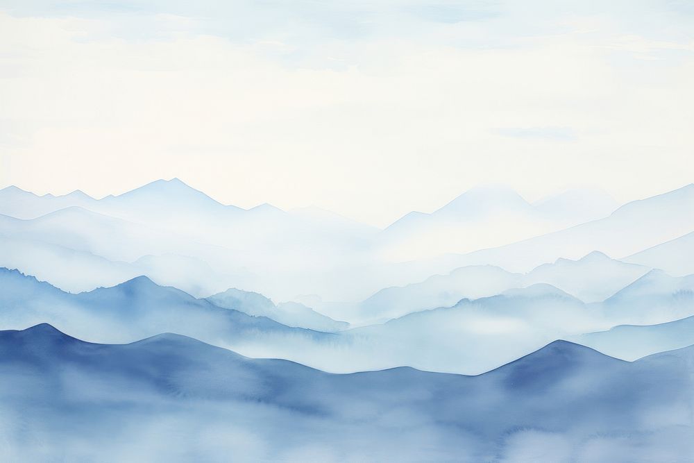 Mountain backgrounds nature blue. AI | Free Photo - rawpixel