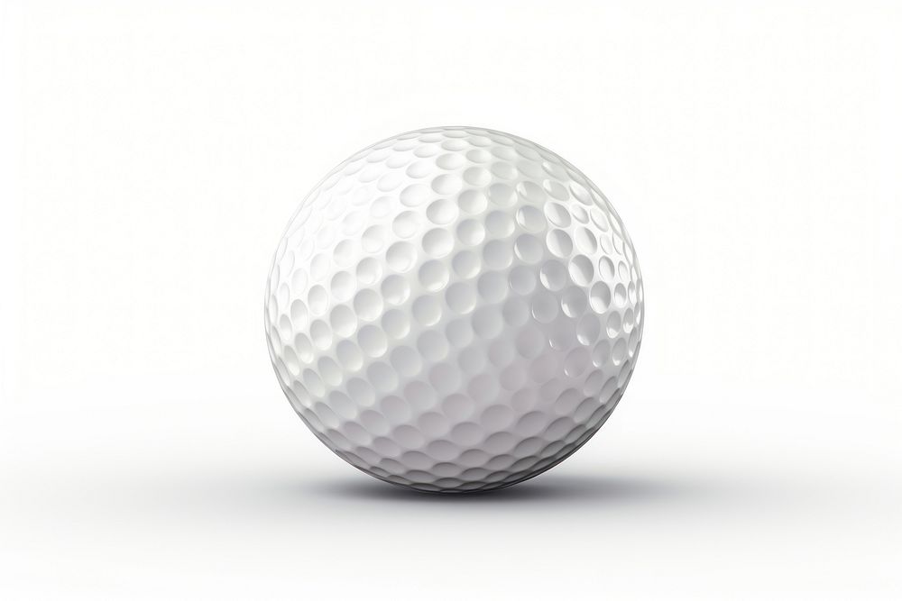Golf ball sports white. AI generated Image by rawpixel.