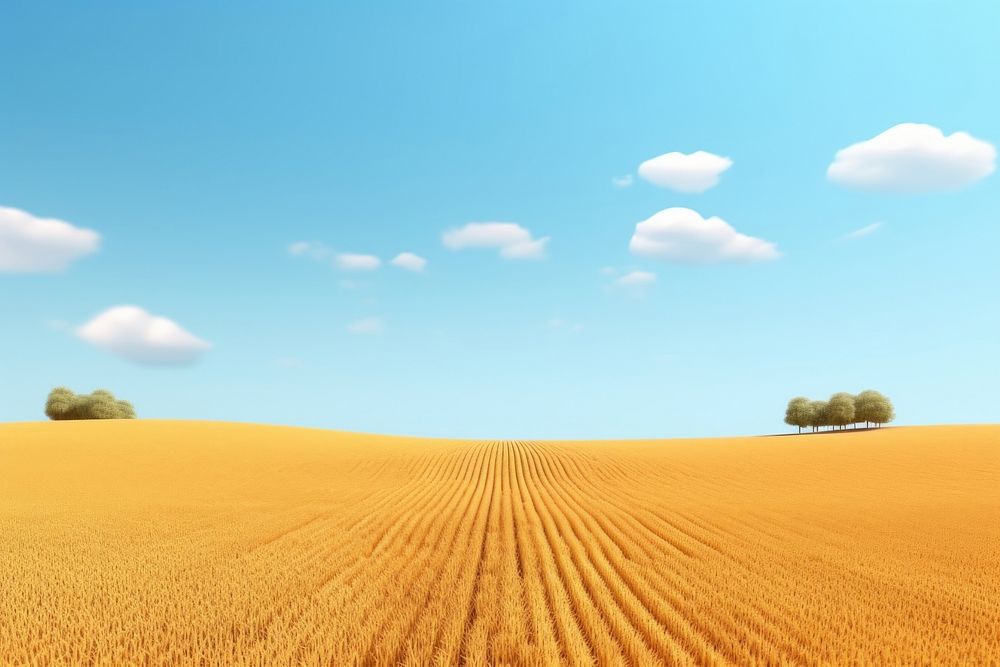 Agriculture backgrounds outdoors horizon. 