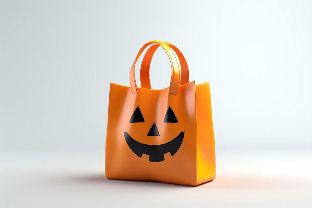 Bag halloween handbag jack-o'-lantern. 